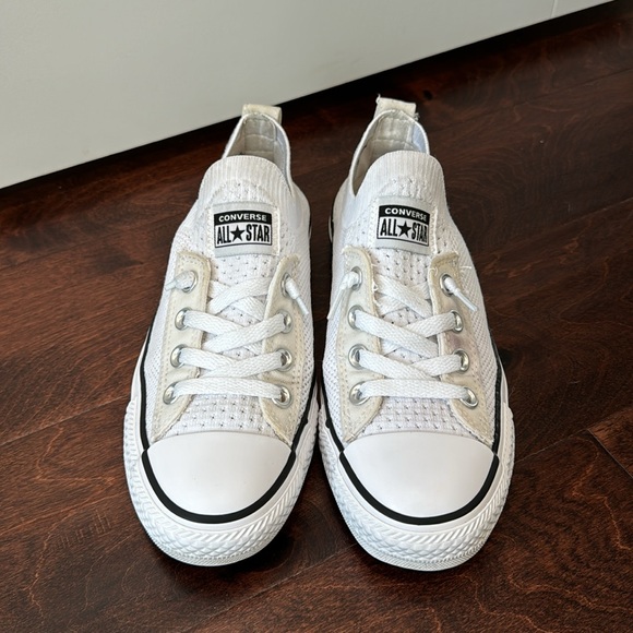 Converse White Women’s All Star’s Chucks Sneakers Casual Shoes Classic Style - Picture 4 of 10